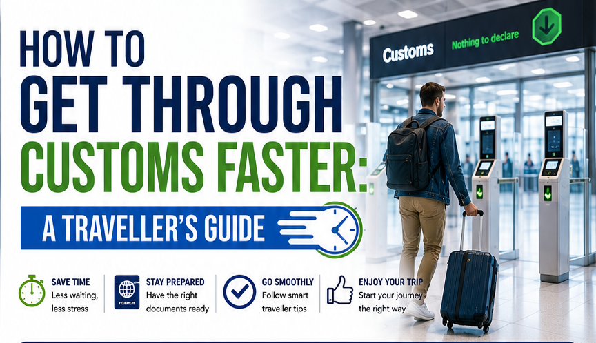 get through customs faster a